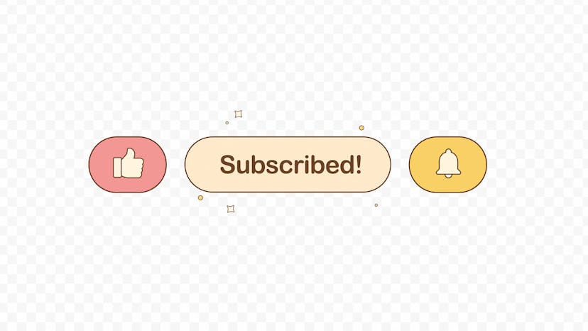 Free Animated Subscribe Buttons • Uppbeat