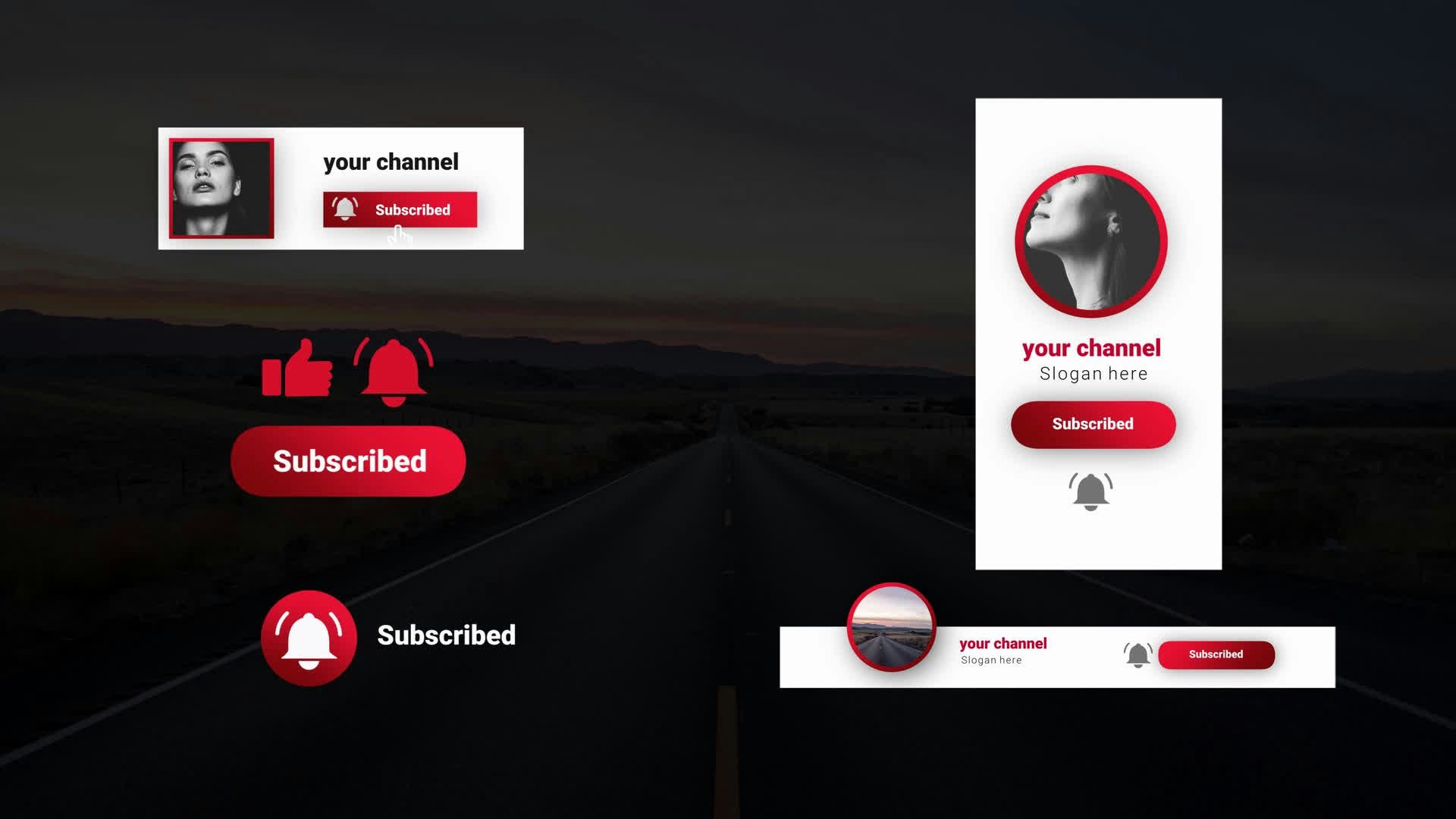 Free Animated Subscribe Buttons • Uppbeat