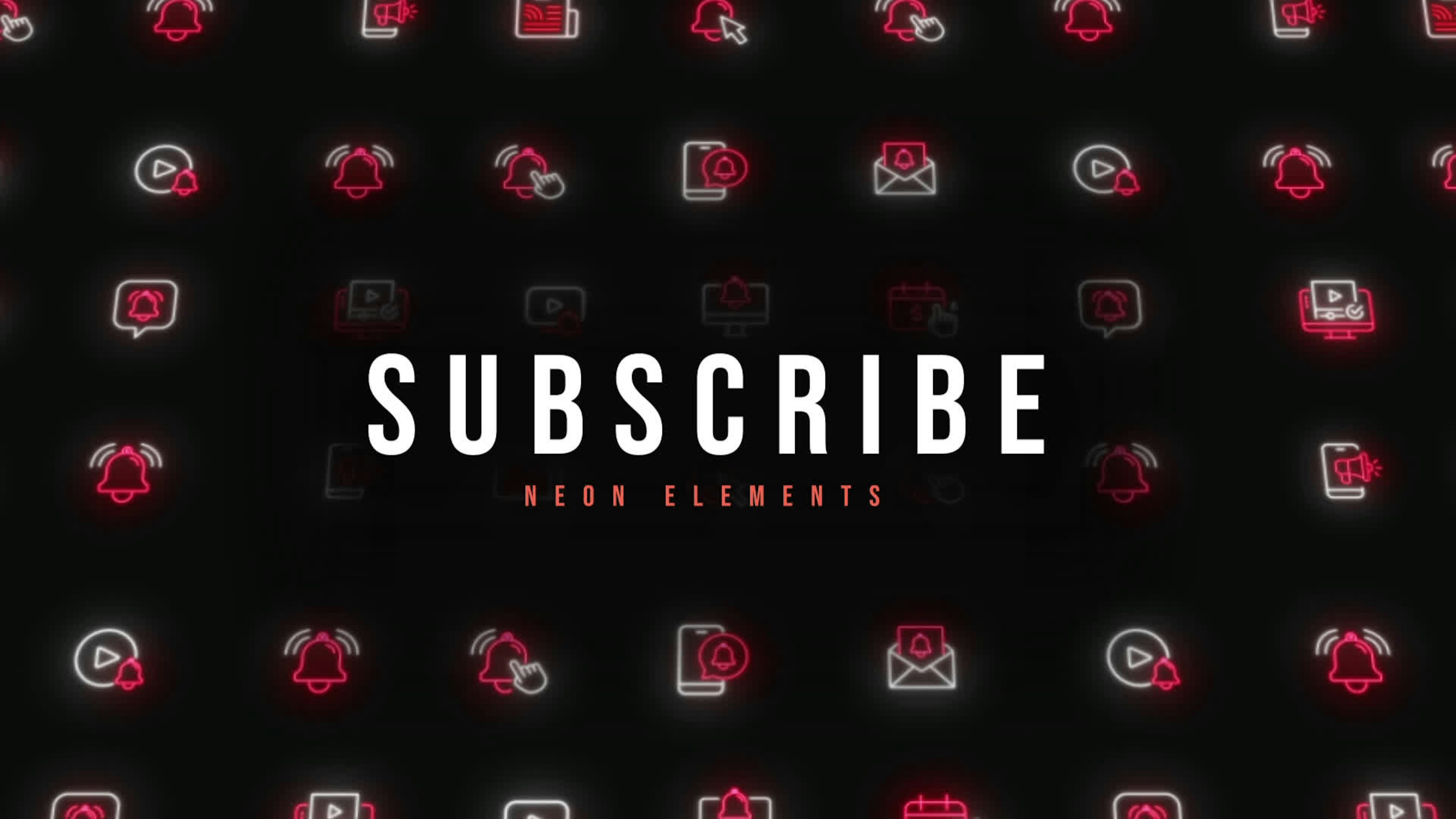 Subscribe Neon Elements