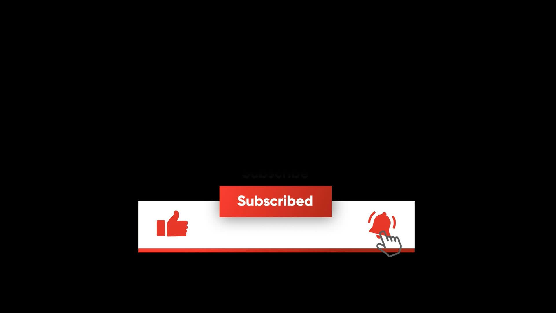 Subscribe Transition 3D Subscribe and Like Element • Motion Graphics Template • Uppbeat