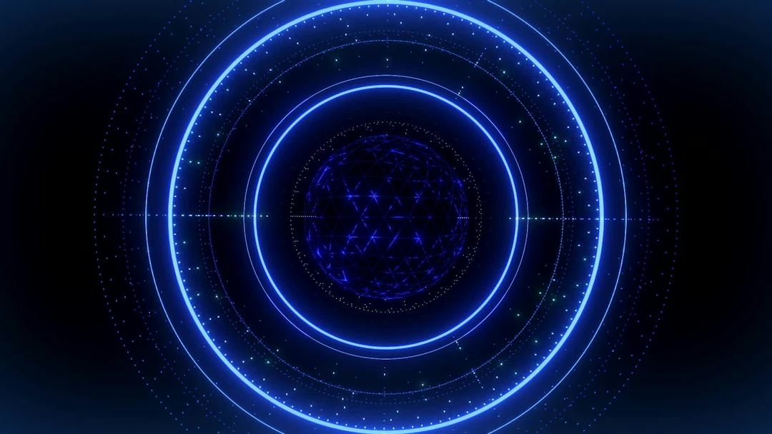 HUD Pulse Beacon Background • Motion Graphics Template • Uppbeat