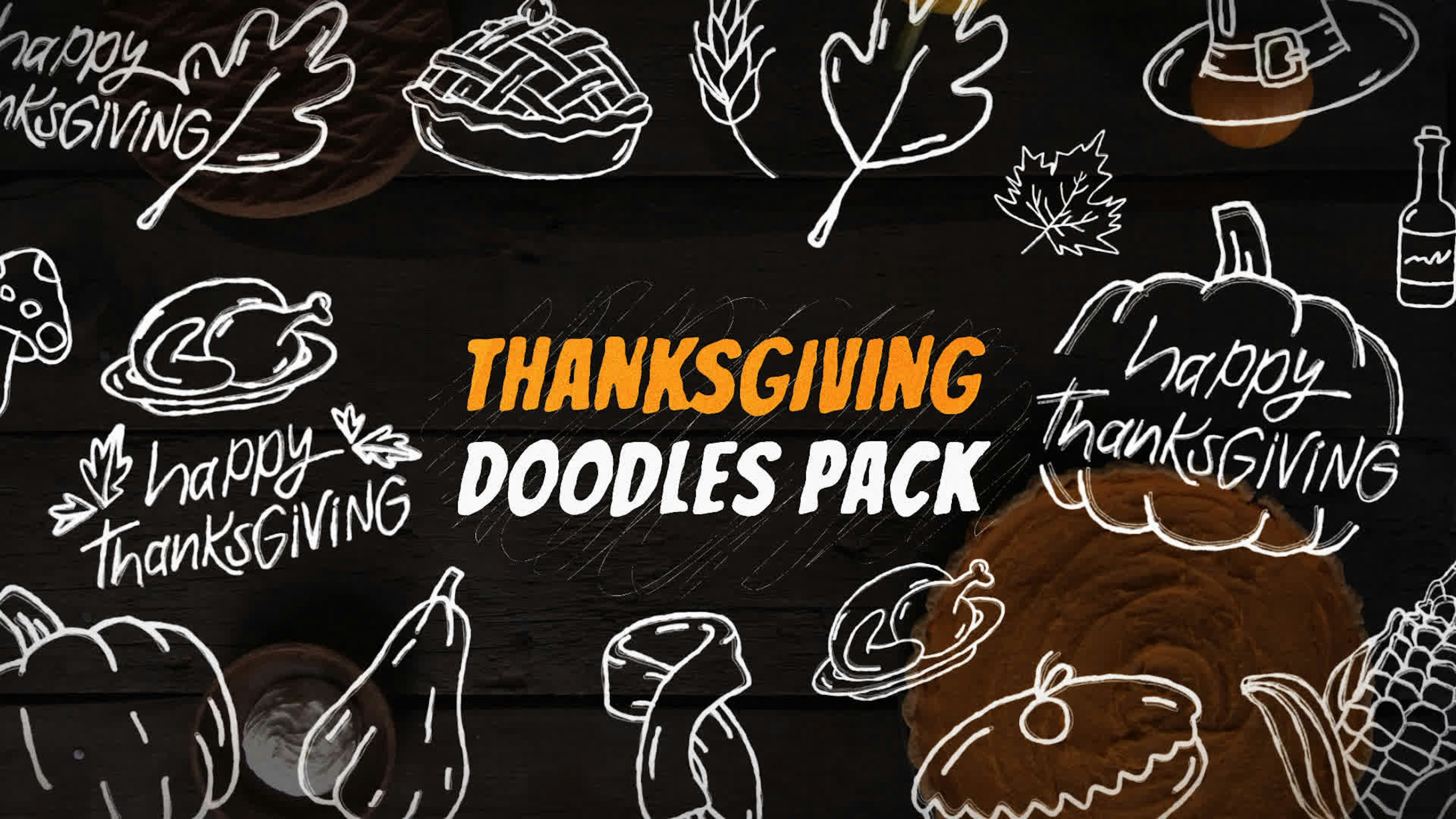 Thanksgiving Doodles Pack