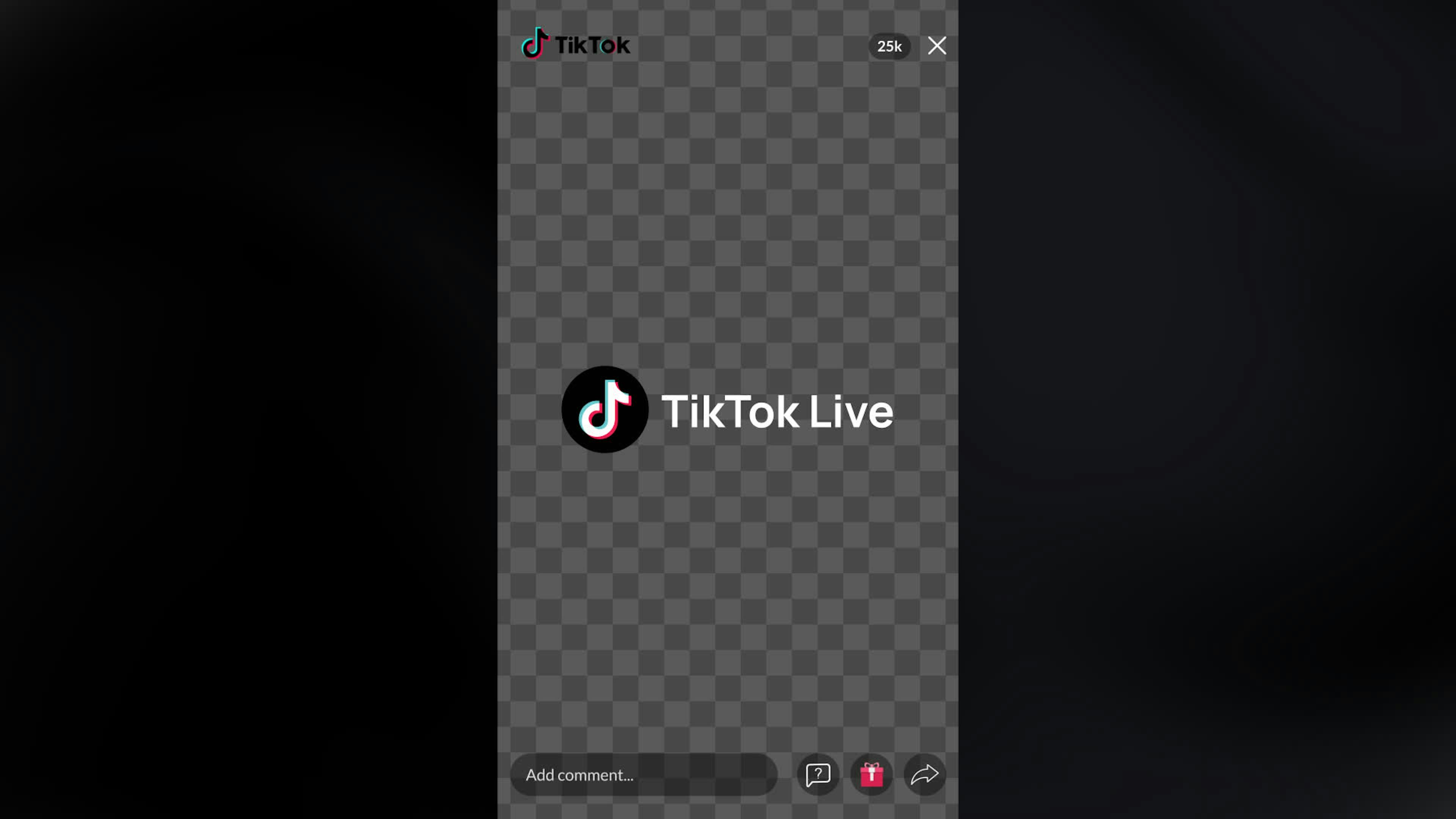 TikTok Mobile Overlay