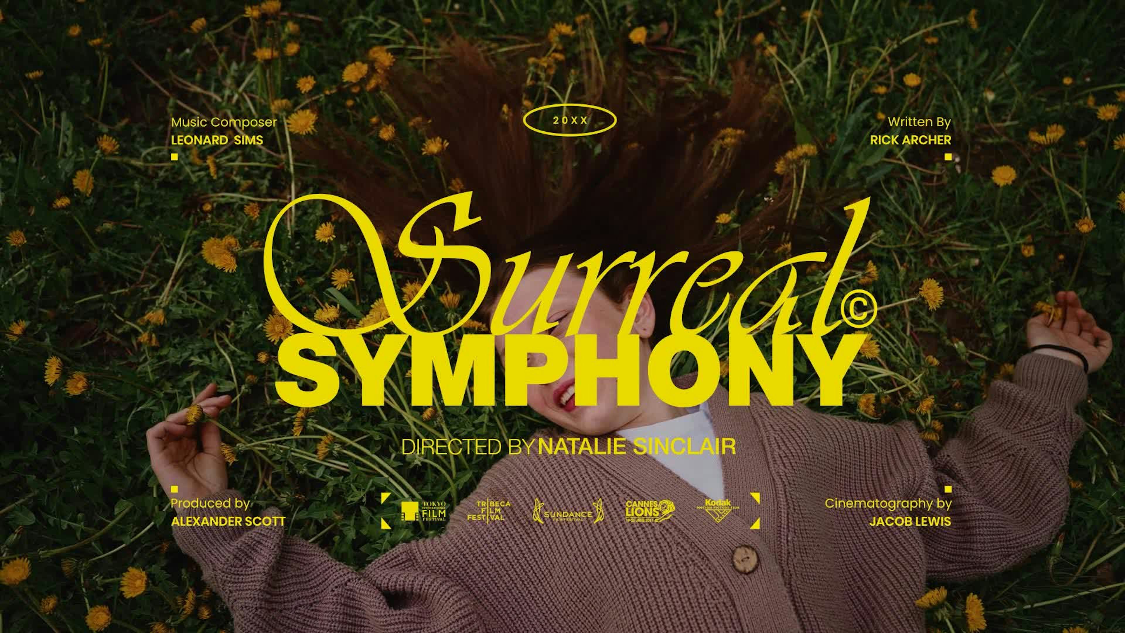 Title Card With Badges Template