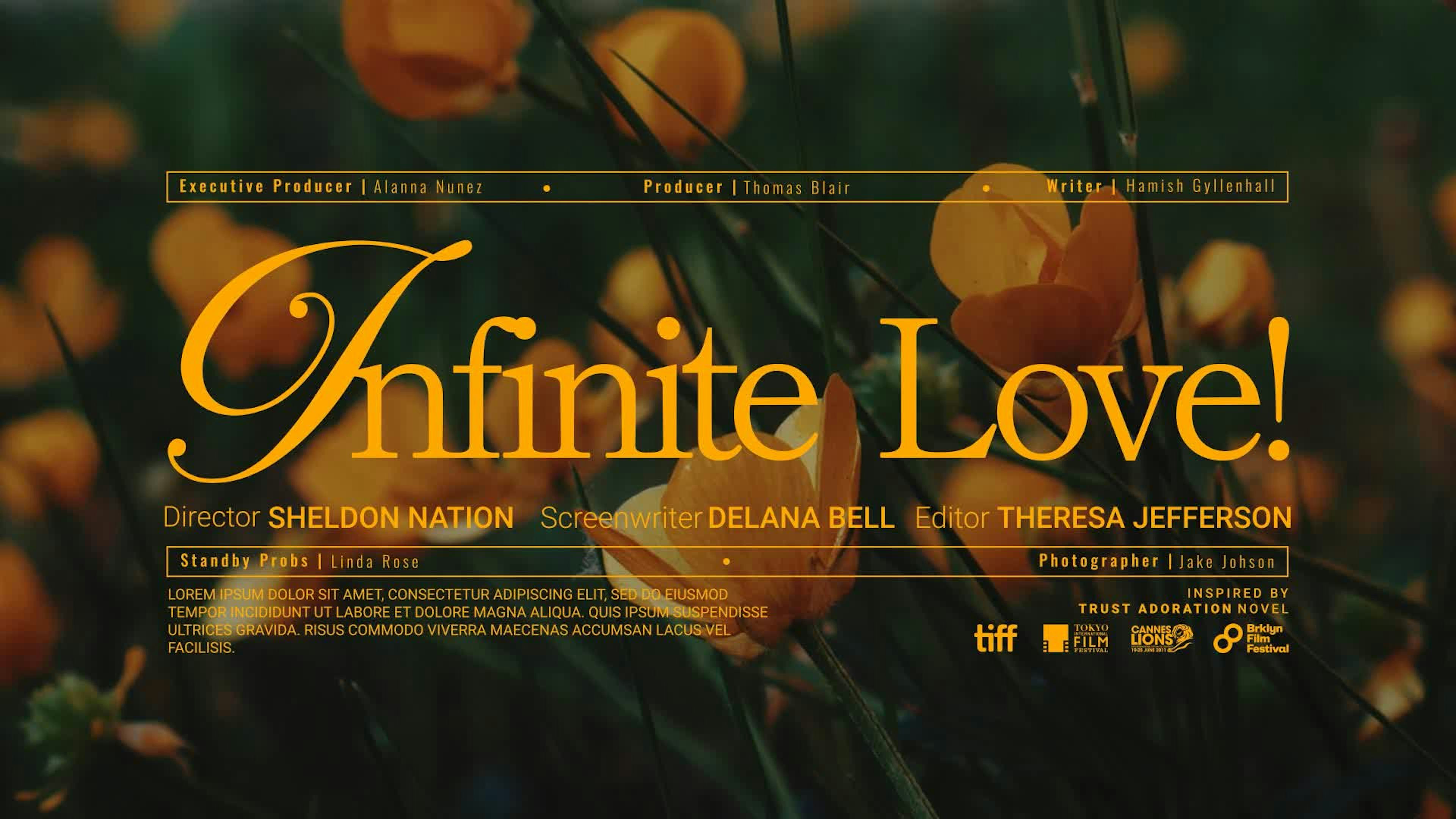 Title Card With Description Template