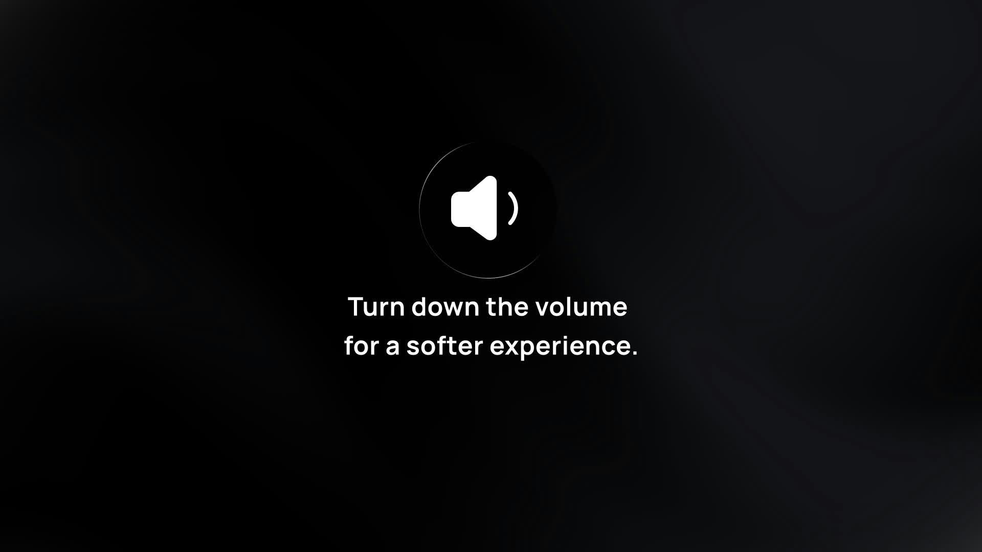Turn Up Volume For Best Experience • Motion Graphics Template • Uppbeat