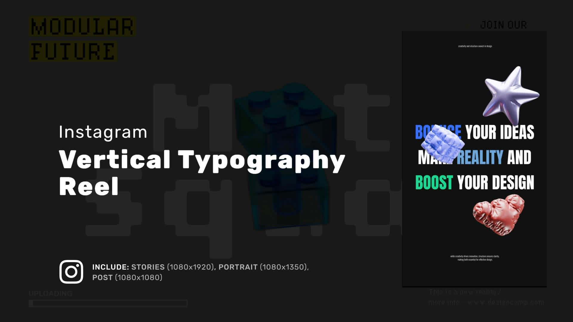 Instagram Digital Agency Vertical Reel • Premiere Pro Template • Uppbeat