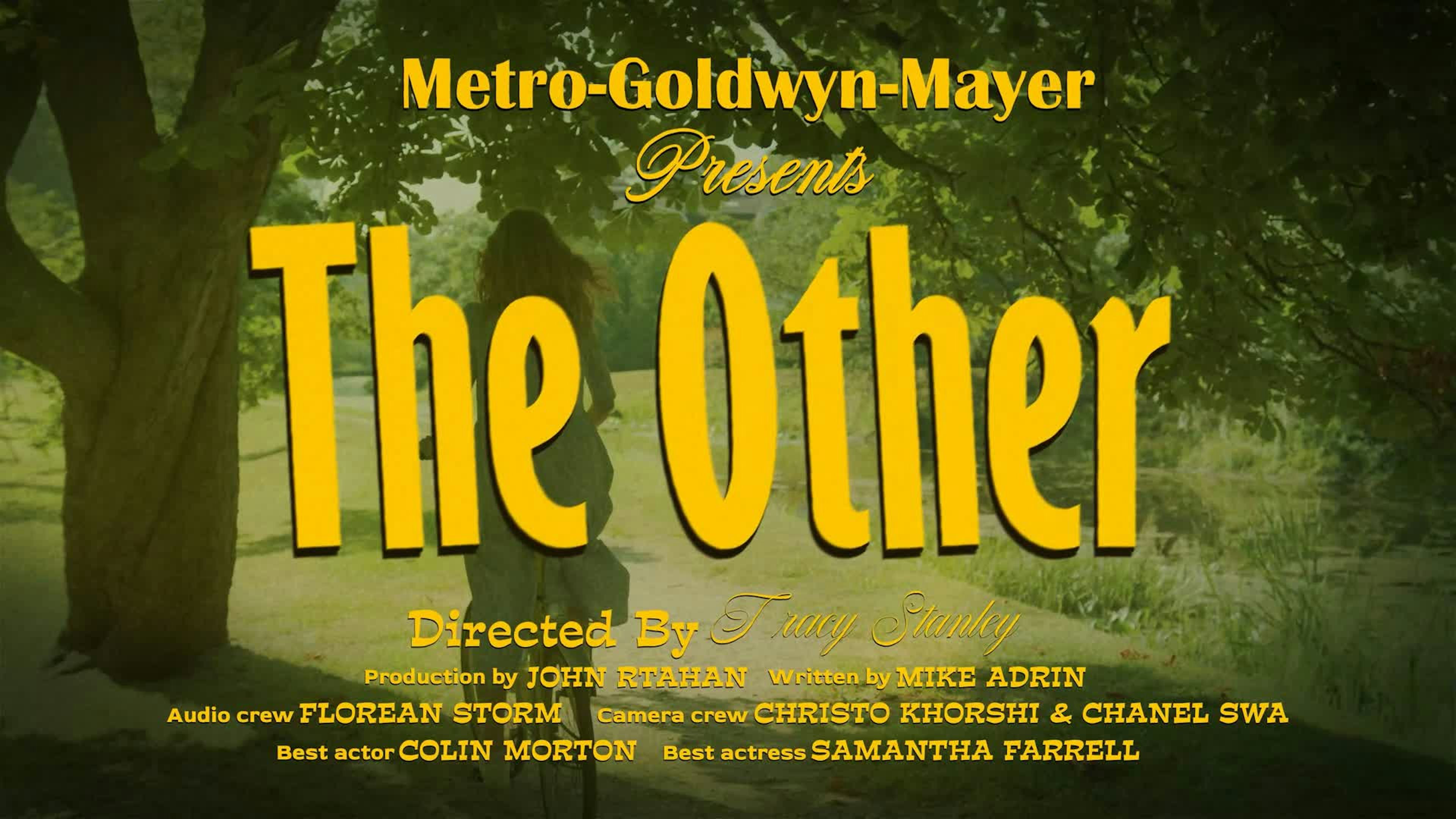 Vintage Film Typography Template