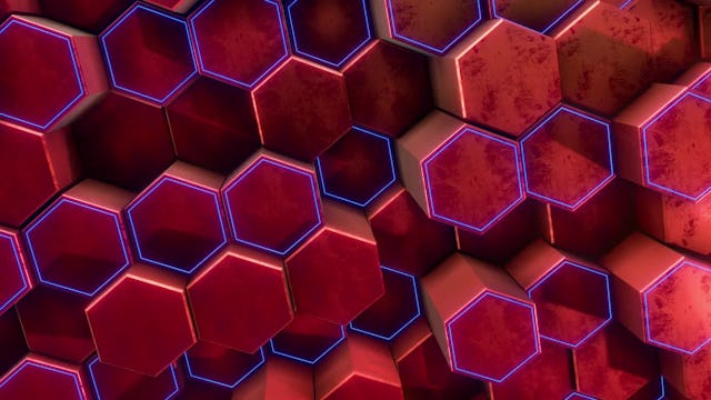 Ruby Grid Flow Background • Motion Graphics Template • Uppbeat