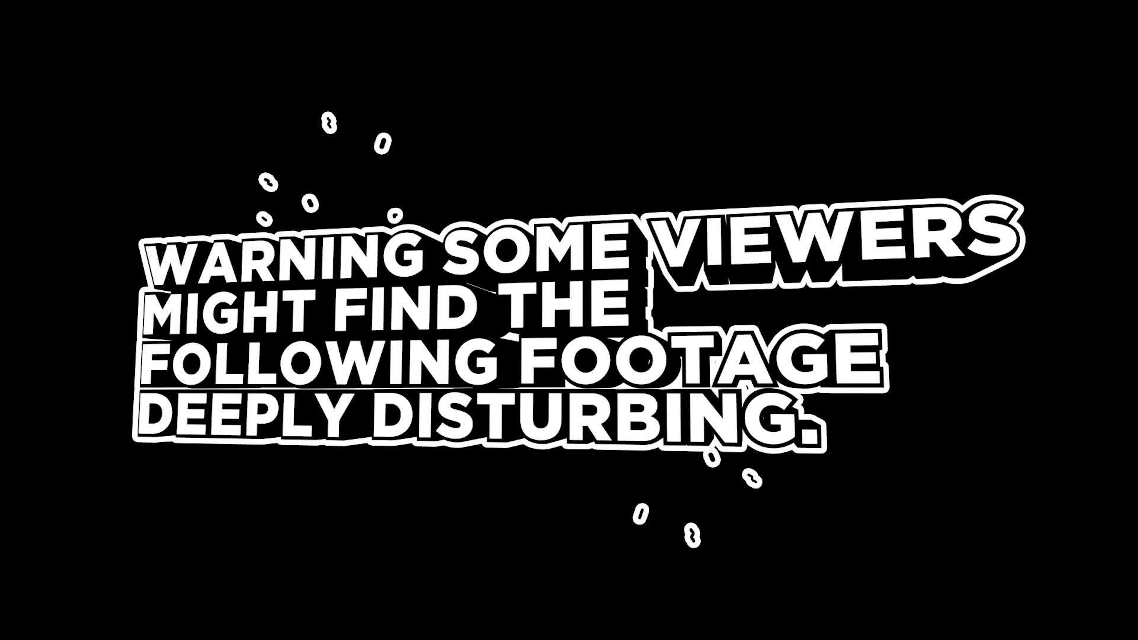 Warning Some Viewers Might Find - Cartoon Text