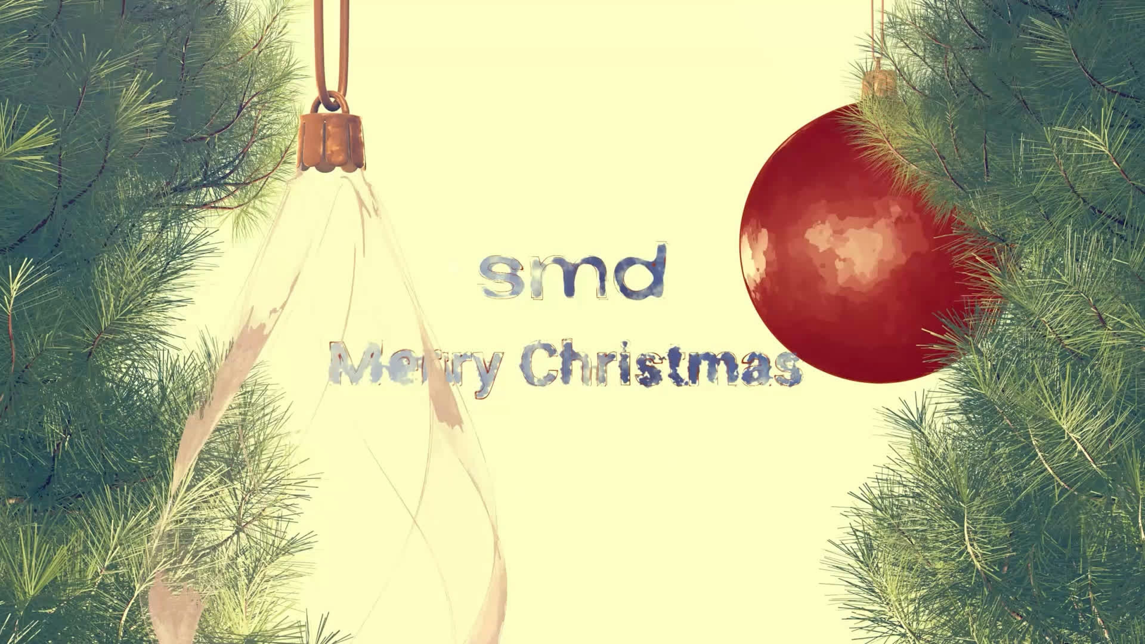 Watercolor Christmas Intro & Story