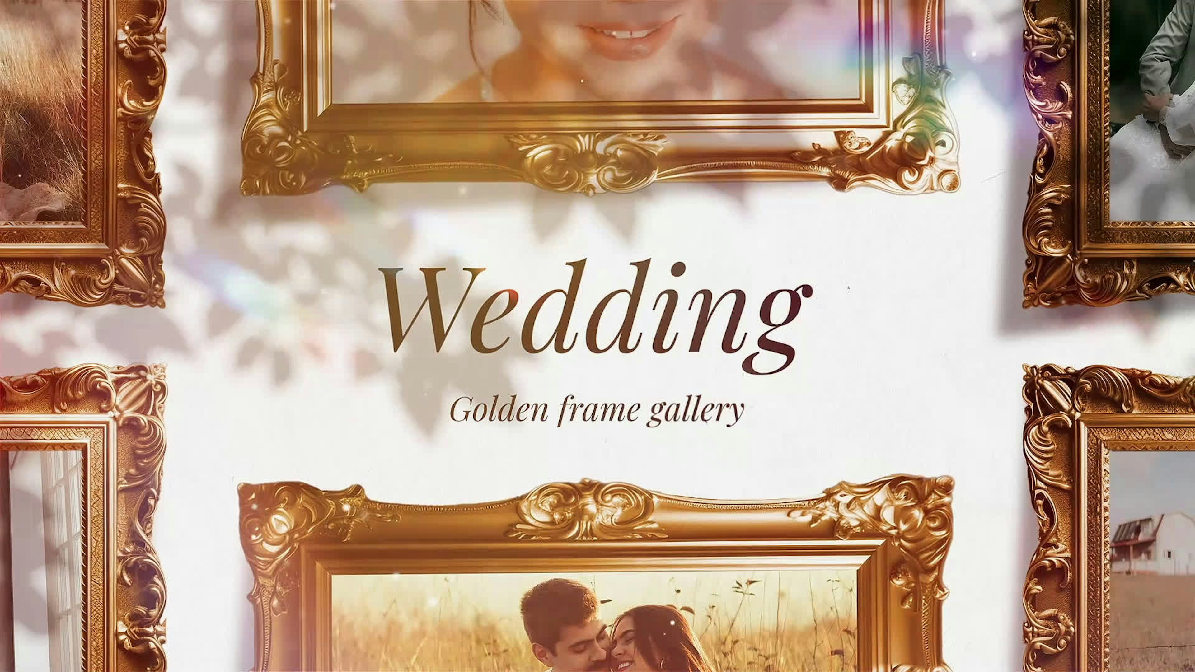 Wedding Golden Frame Gallery