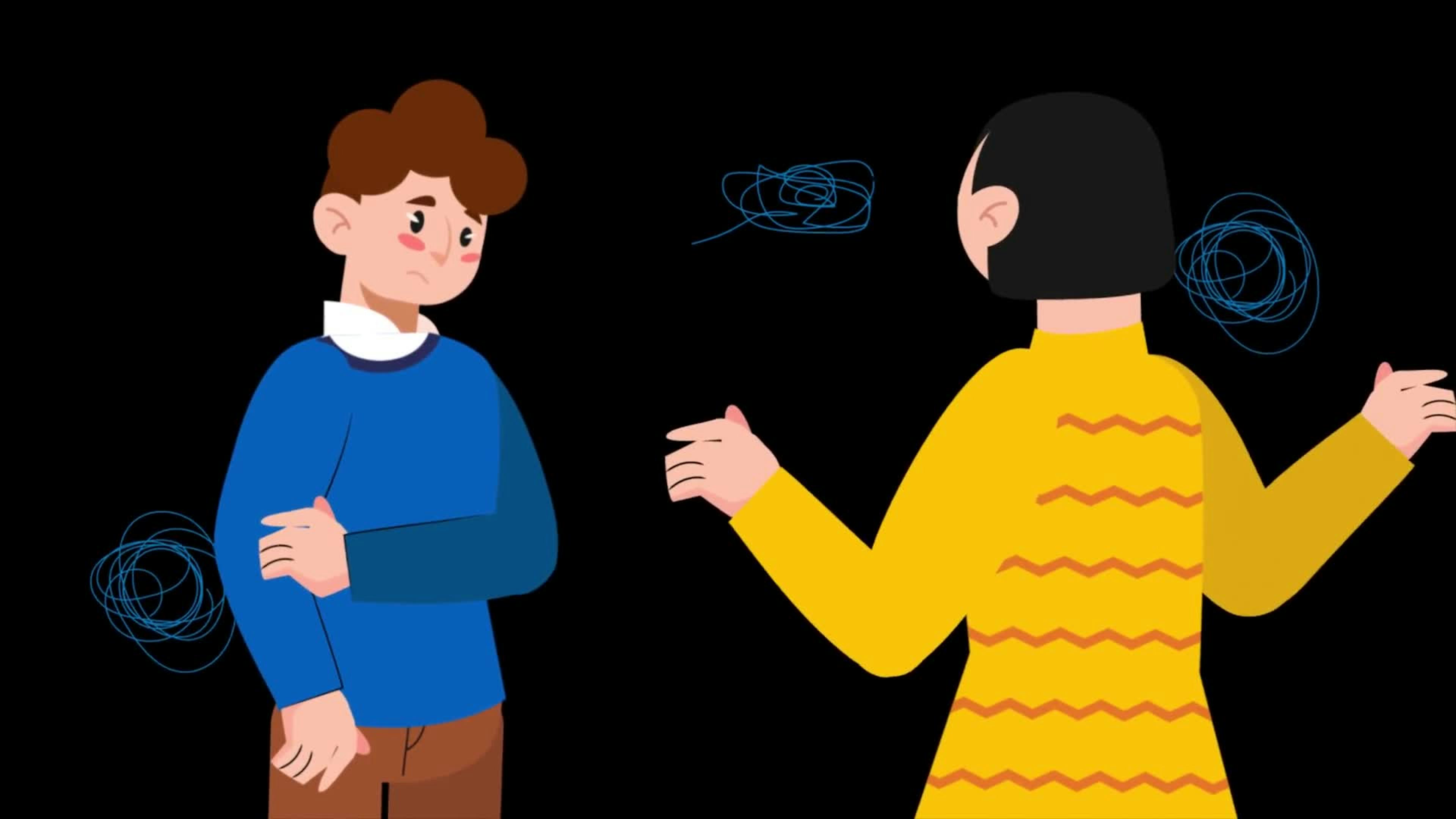 Woman And Man Arguing On Alpha