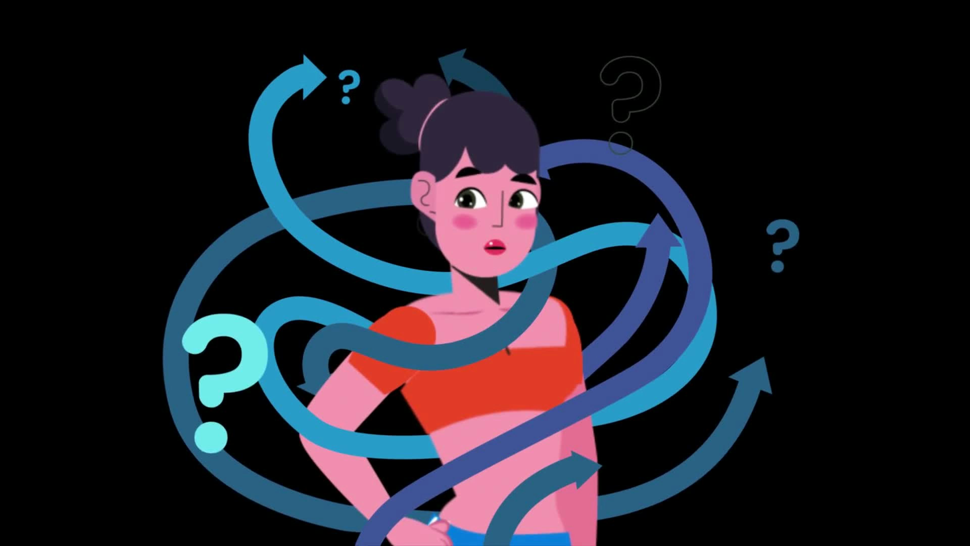 Woman Overwhelmed With Multiple Questions On Alpha